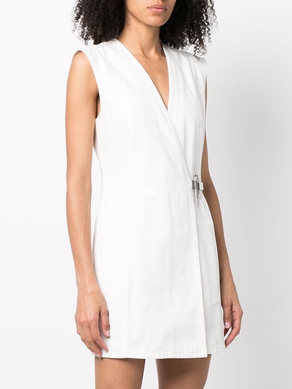 Givenchy 4G padlock denim mini dress - Image 3