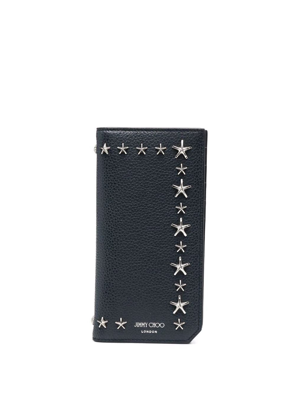 Jimmy Choo Cooper sta-stud leather wallet