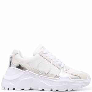 Versace Jeans Couture  logo-patch lace-up sneakers