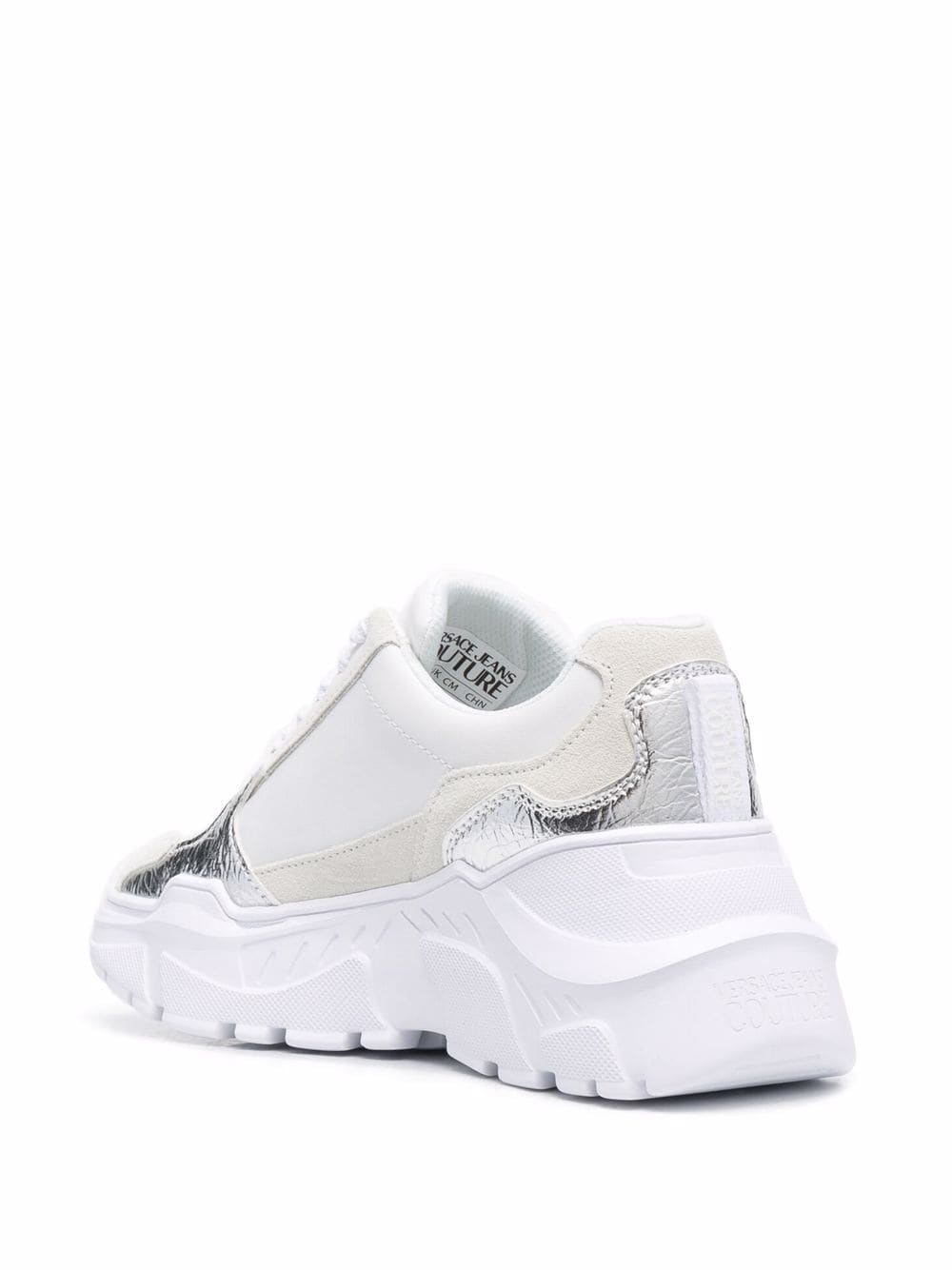 Versace Jeans Couture logo-patch lace-up sneakers - Image 3