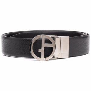 Louis Vuitton pebbled-effect buckled belt