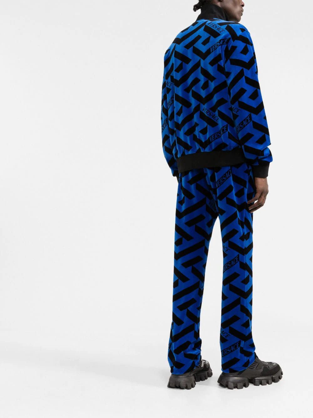 Versace geometric-print track jacket - Image 4