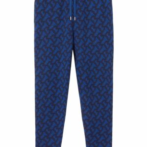 Burberry  monogram-pattern track pants