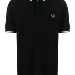 Fred Perry embroidered-logo short-sleeved polo shirt