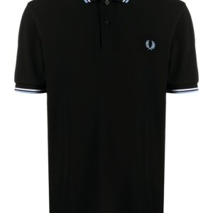 Fred Perry embroidered-logo short-sleeved polo shirt