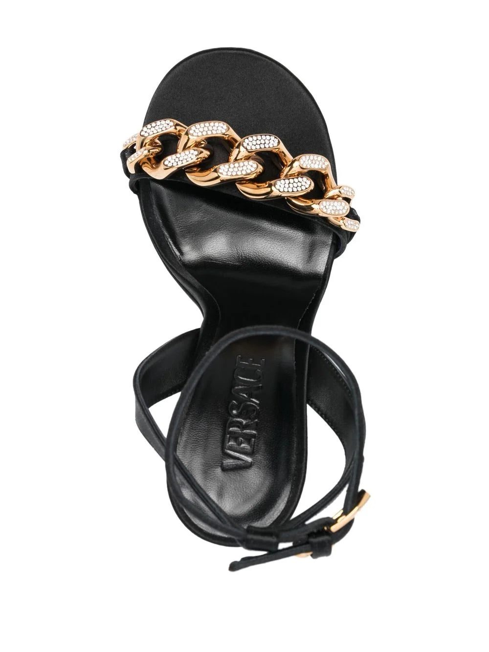 Versace 115mm chain-link detail sandals - Image 4
