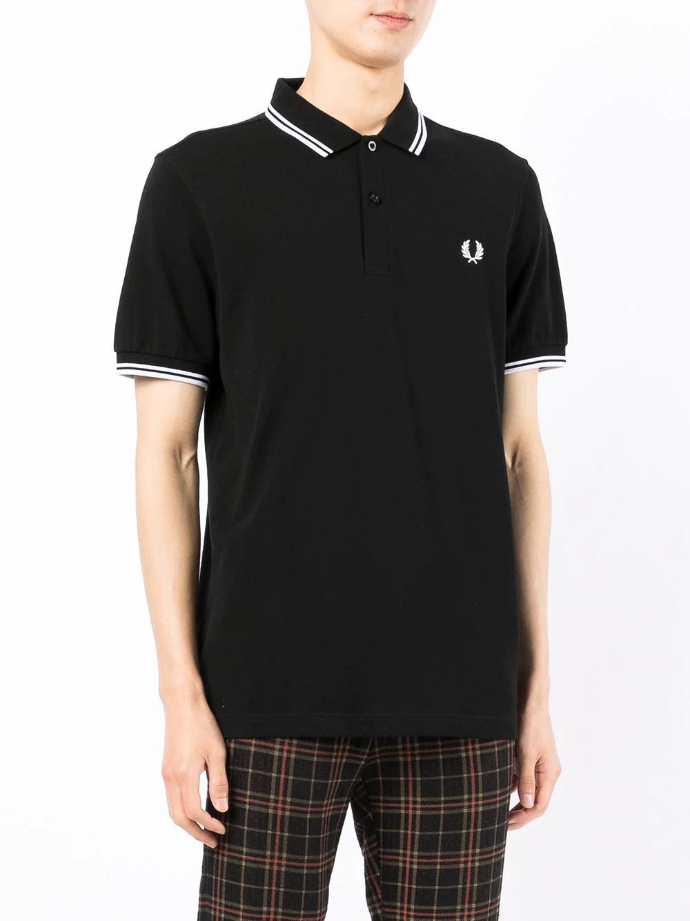 Fred Perry logo-embroidered polo shirt - Image 3