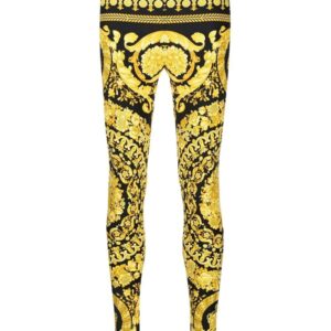 Versace Barocco-print leggings