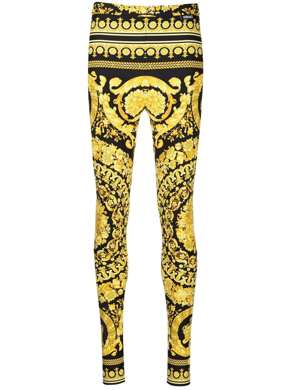 Versace Barocco-print leggings