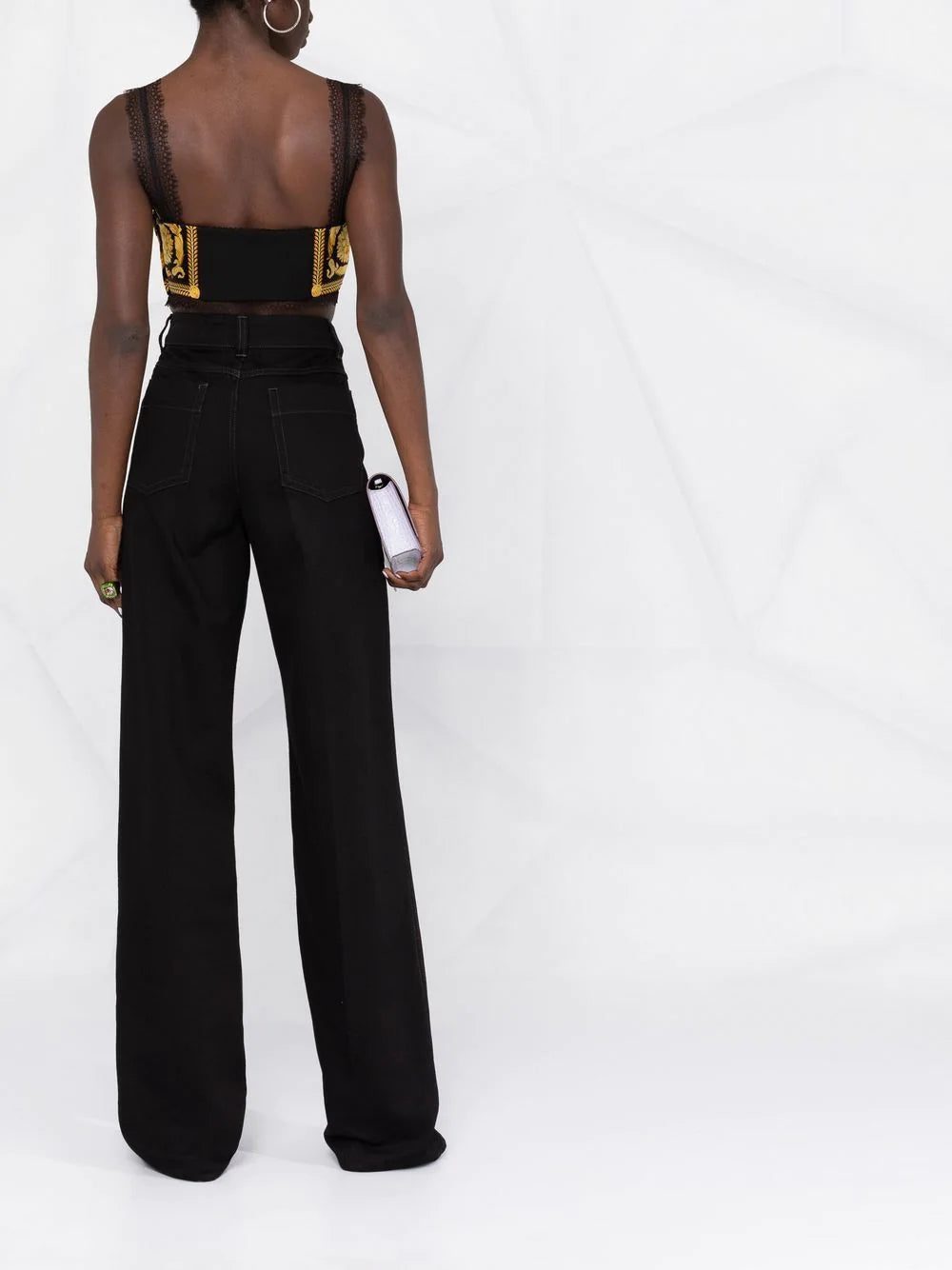 Versace baroque-print top - Image 4