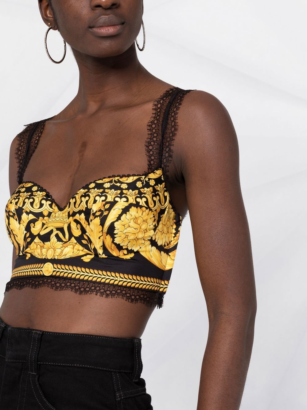 Versace baroque-print top - Image 3