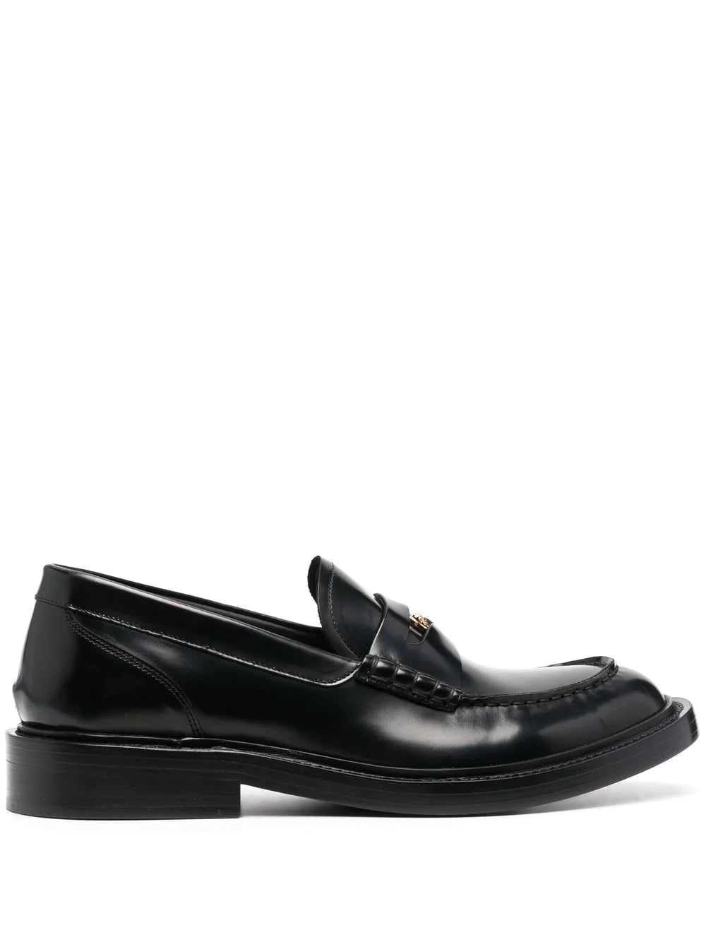 Versace Medusa-head leather loafers