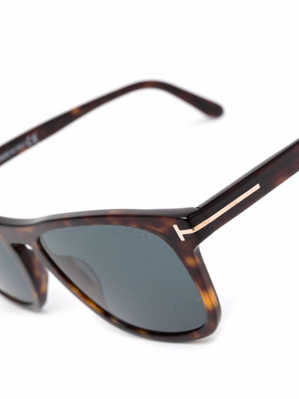 TOM FORD Eyewear tortoiseshell-effect square sunglasses - Image 3