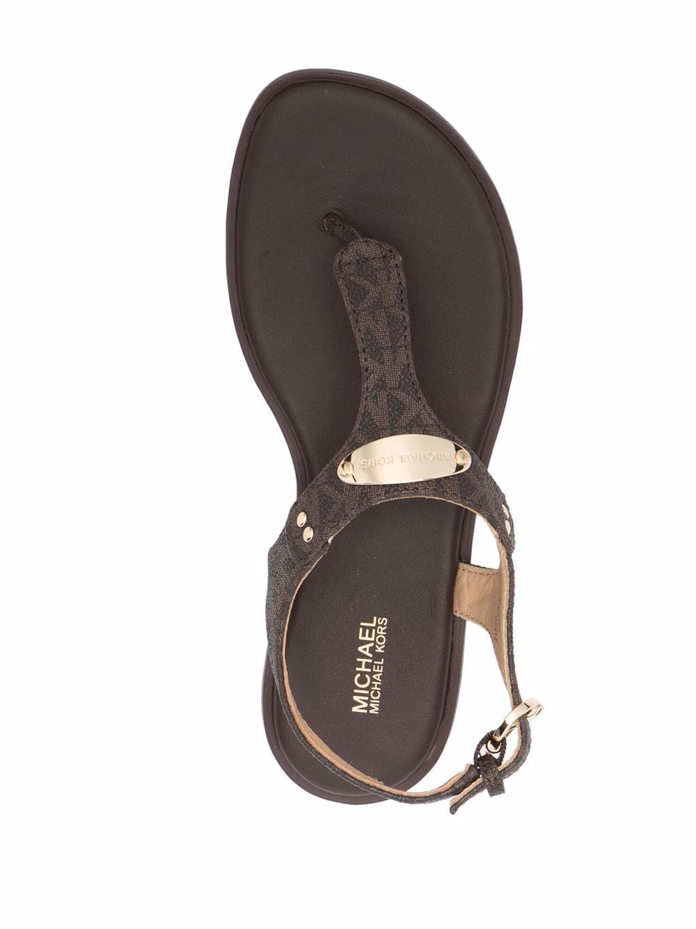 Michael Michael Kors monogram-print thong sandals - Image 4