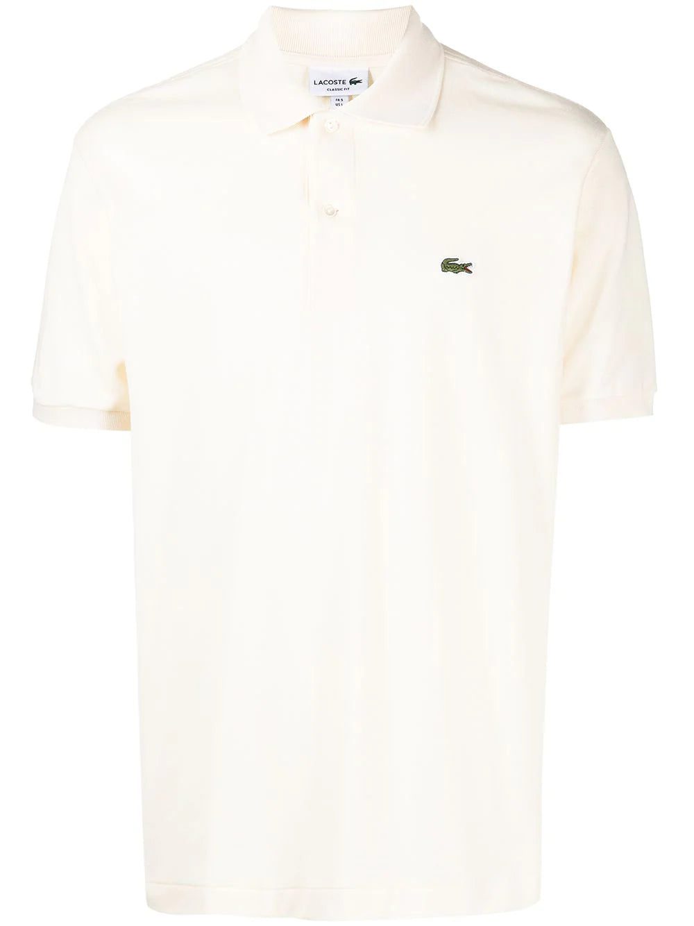 Lacoste logo-patch cotton polo shirt