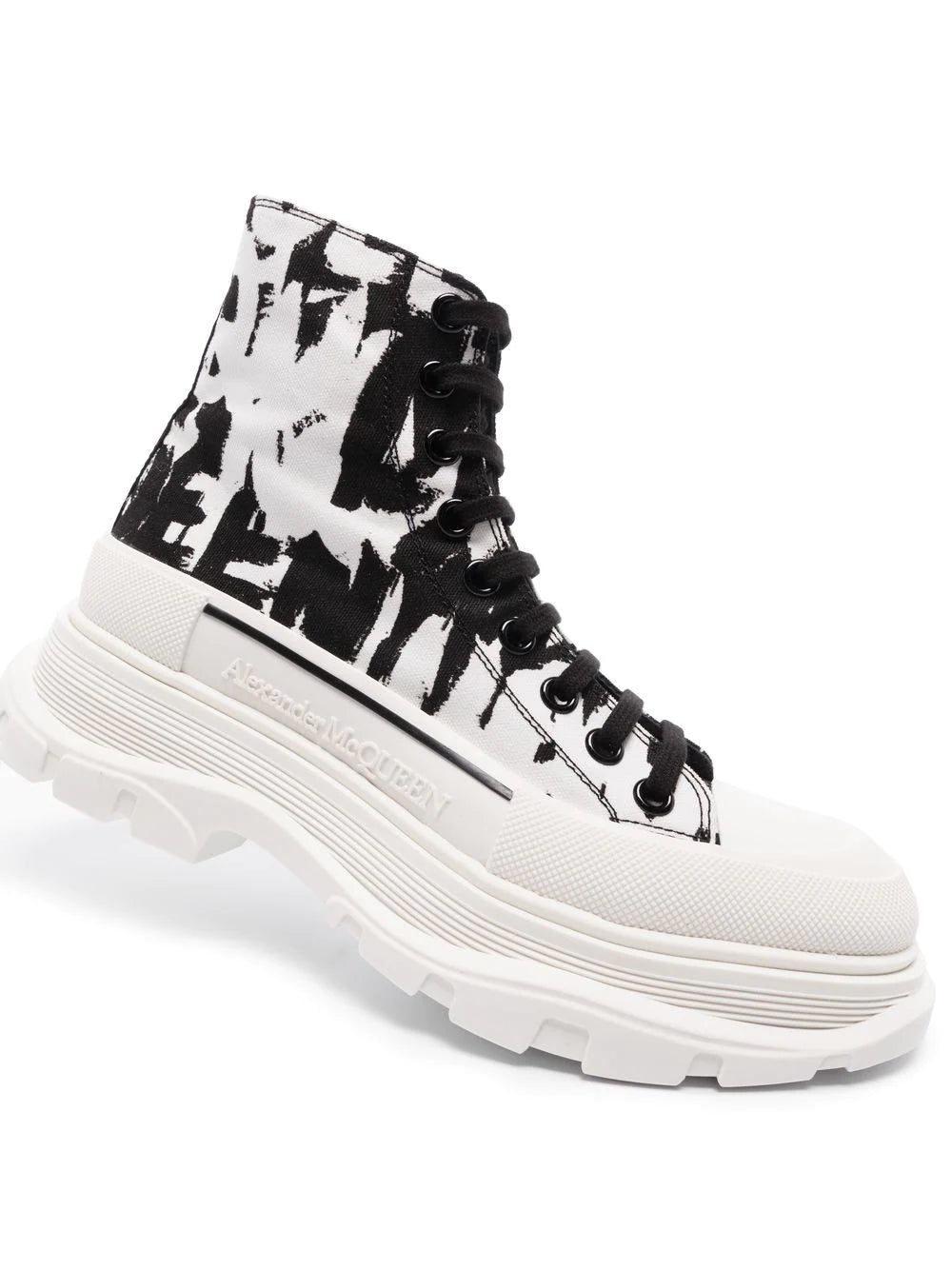 Alexander McQueen Treadslick graffiti-print sneakers - Image 4