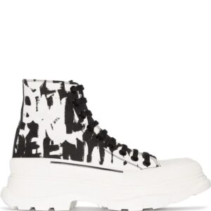 Alexander McQueen Treadslick graffiti-print sneakers