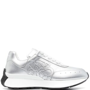 Alexander McQueen Sprint Runner metallic-effect sneakers