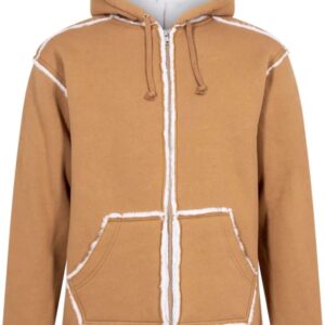 Supreme  faux shearling hooded jacket