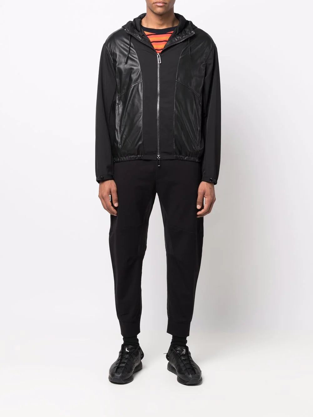 Emporio Armani tapered-leg track pants - Image 2