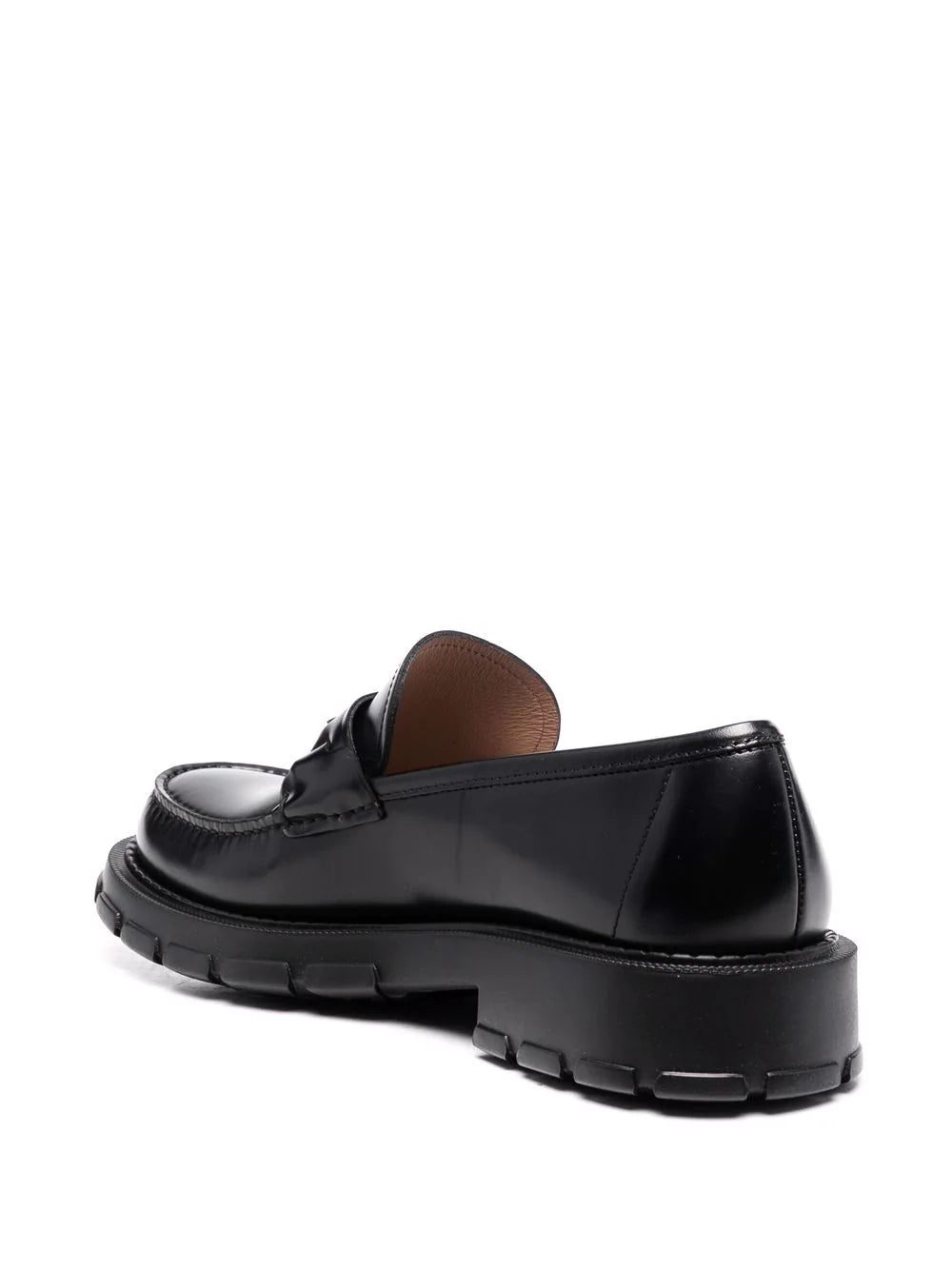 Ferragamo embossed-logo leather loafers - Image 3