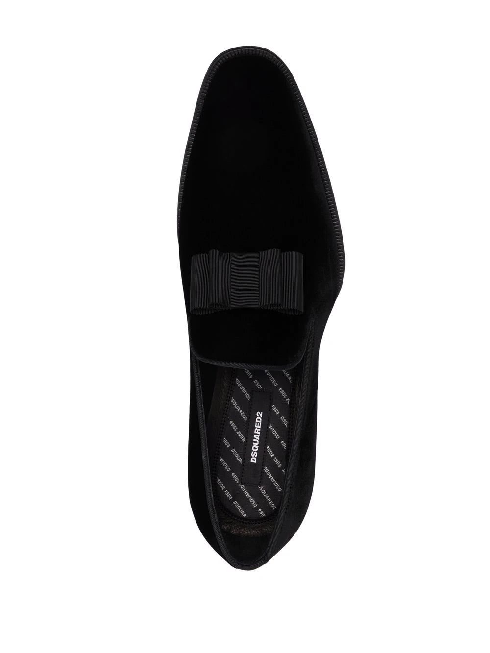 Dsquared2 Ubaldo bom-embellished velvet loafers - Image 4