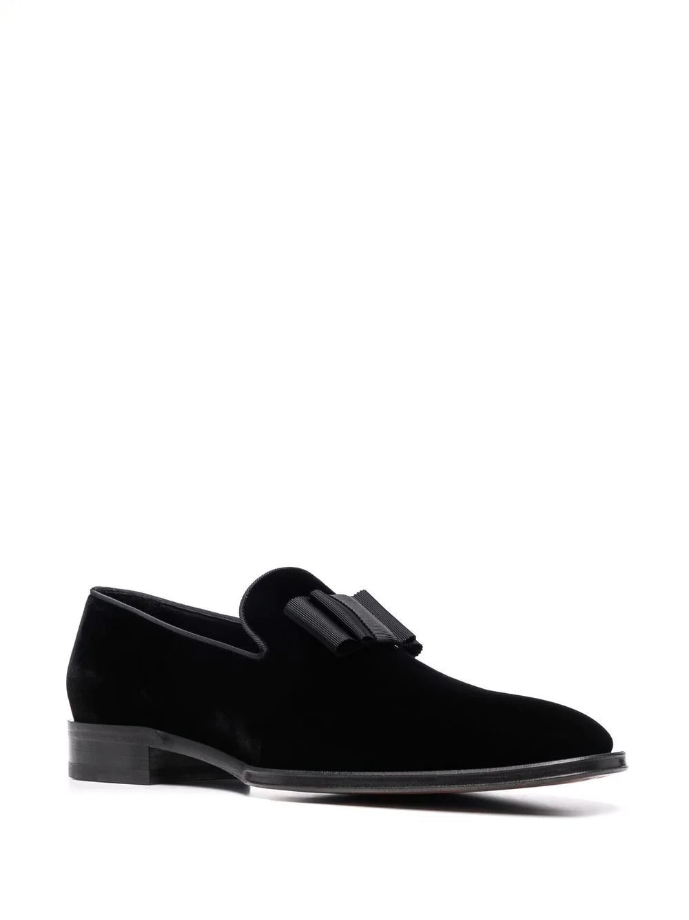 Dsquared2 Ubaldo bom-embellished velvet loafers - Image 2