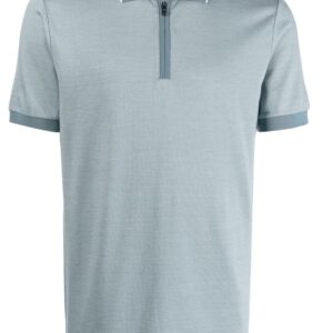 BOSS  zipped short-sleeve polo shirt