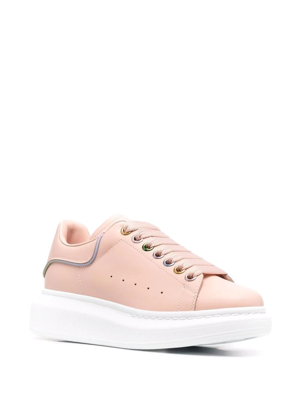 Alexander McQueen leather lace-up trainers - Image 2