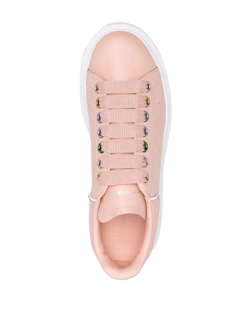 Alexander McQueen leather lace-up trainers - Image 4