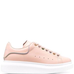 Alexander McQueen leather lace-up trainers