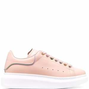 Alexander McQueen leather lace-up trainers