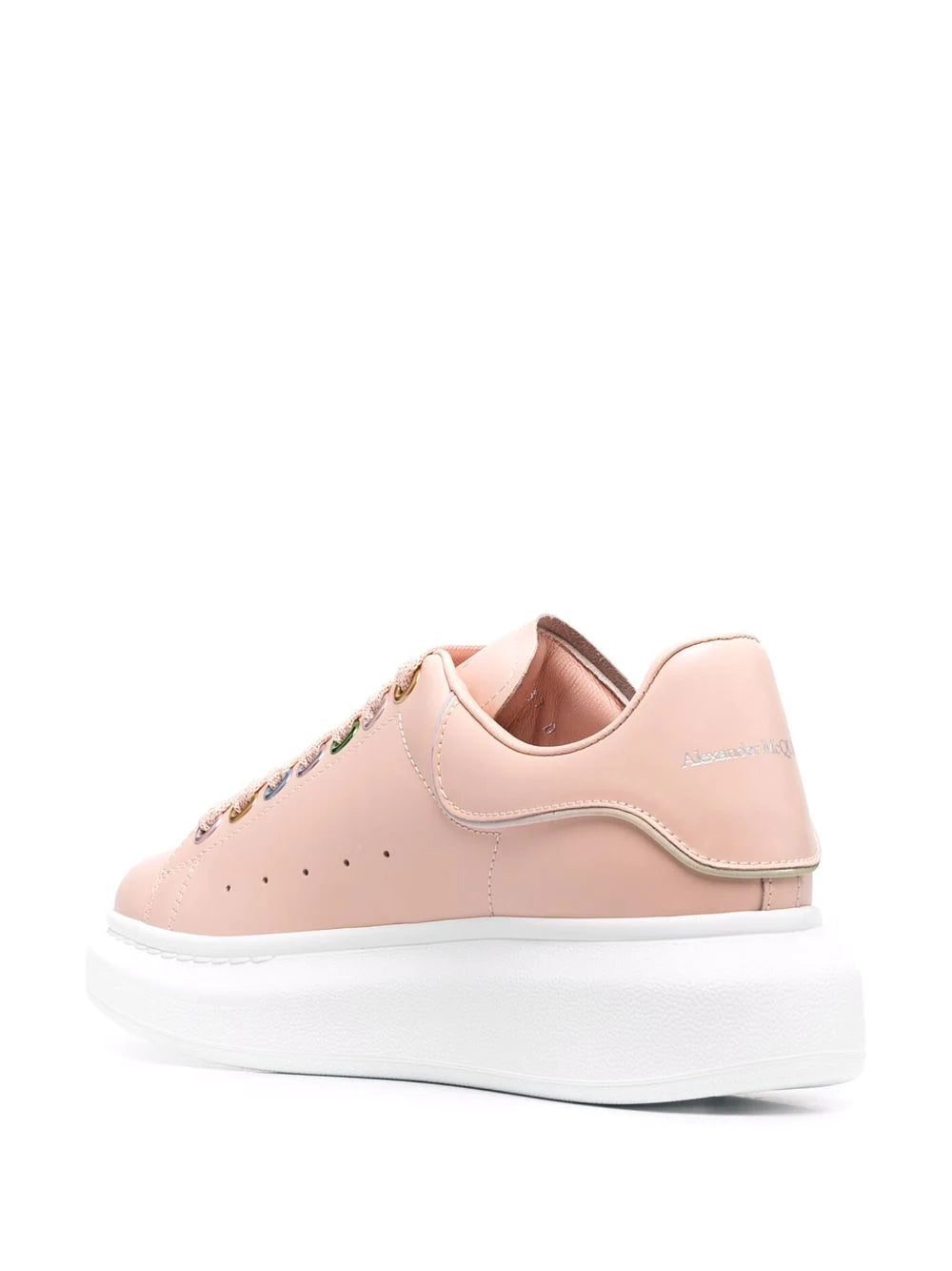 Alexander McQueen leather lace-up trainers - Image 3