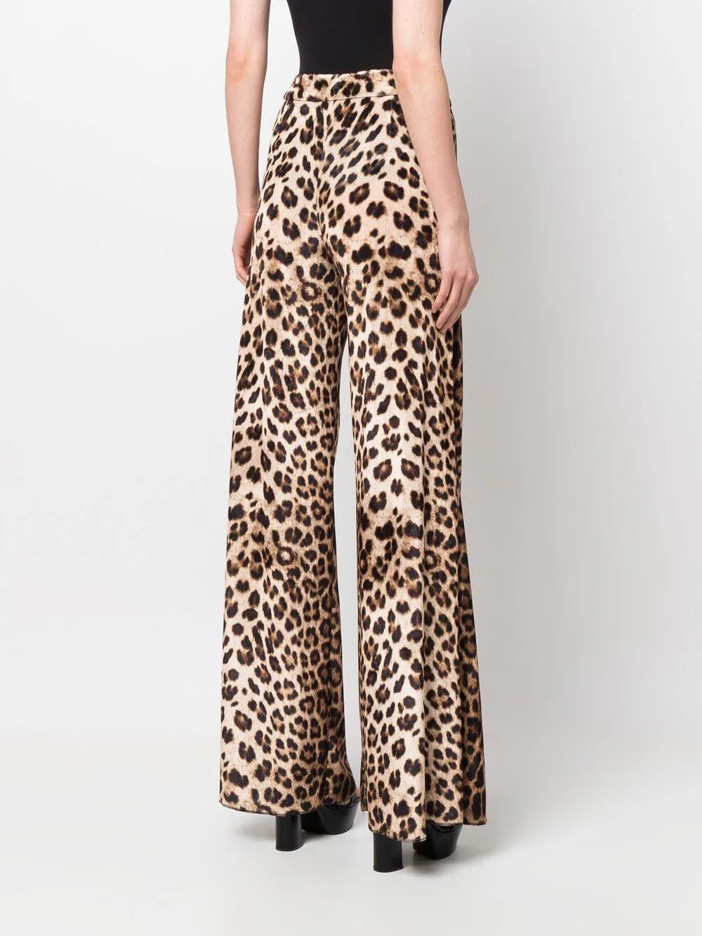 Philipp Plein leopard-print flared trousers - Image 4