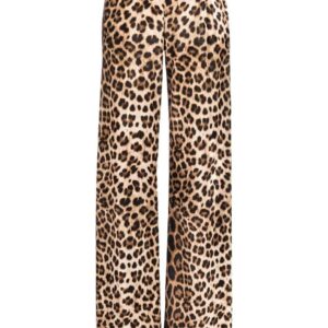 Philipp Plein  leopard-print flared trousers