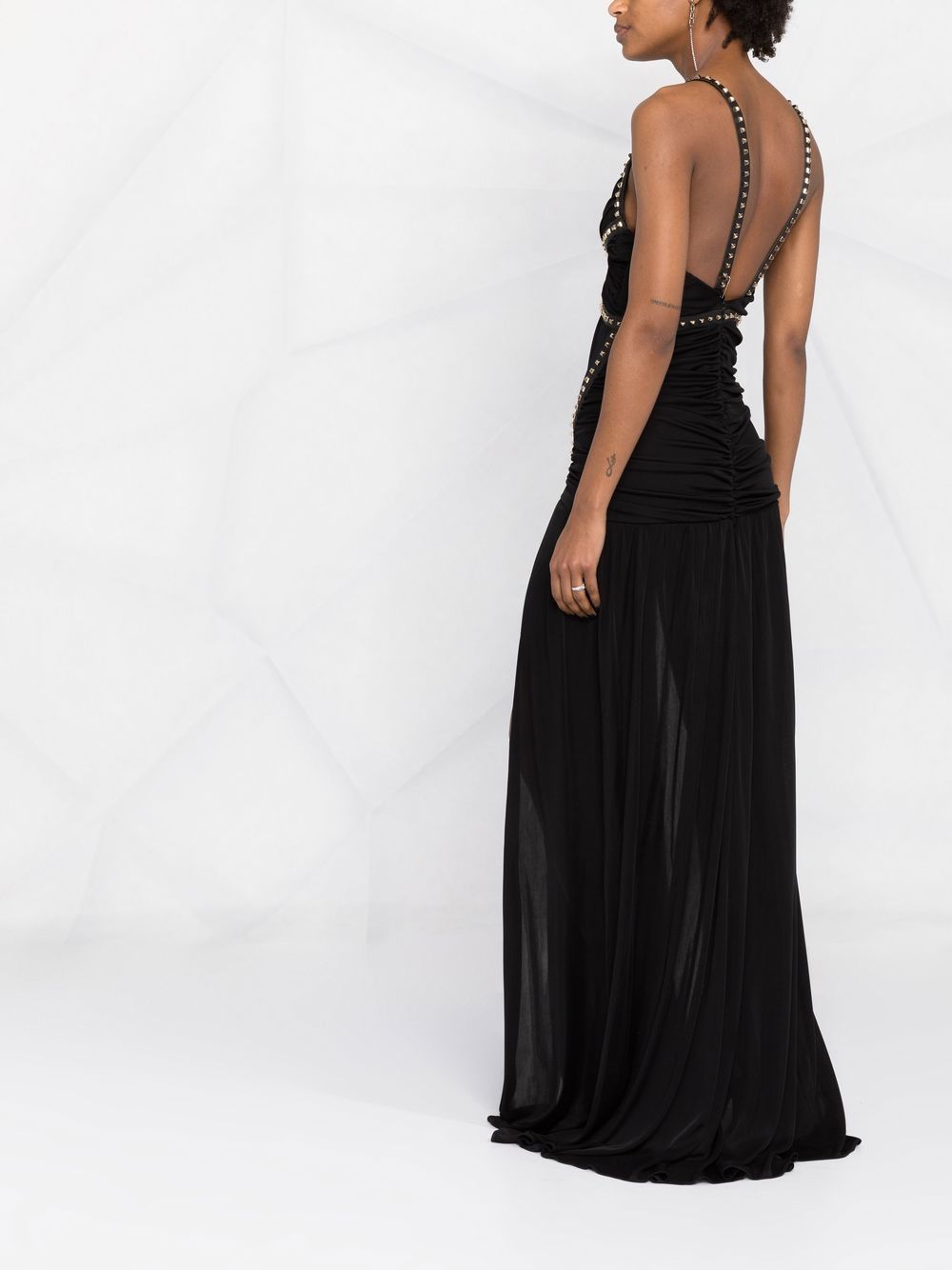 Philipp Plein stud-detailed floor-length dress - Image 4