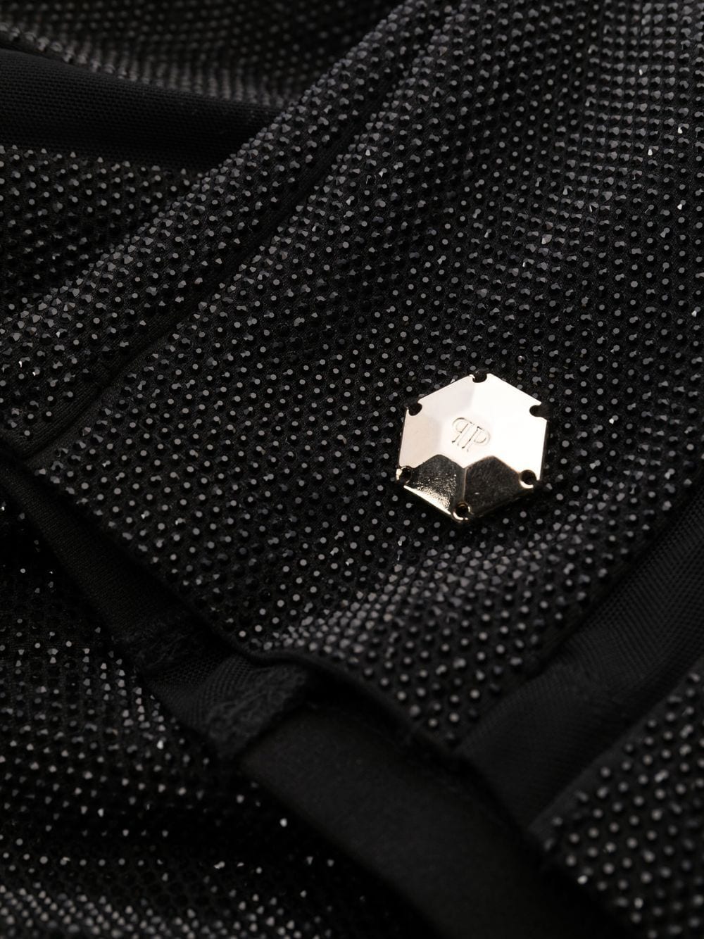 Philipp Plein crystal-embellished panelled dress - Image 6