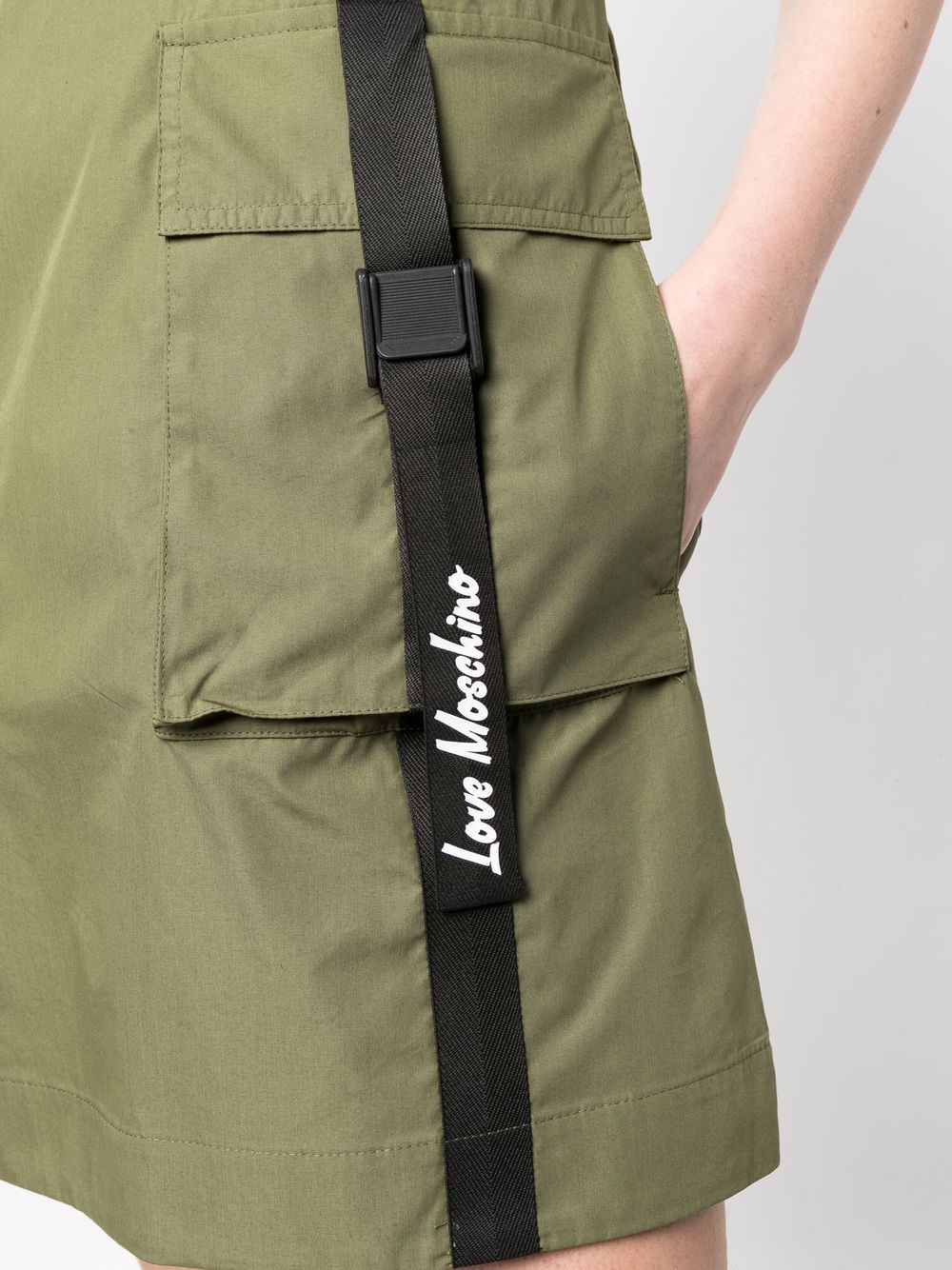 Love Moschino pocket-detail mini dress - Image 5