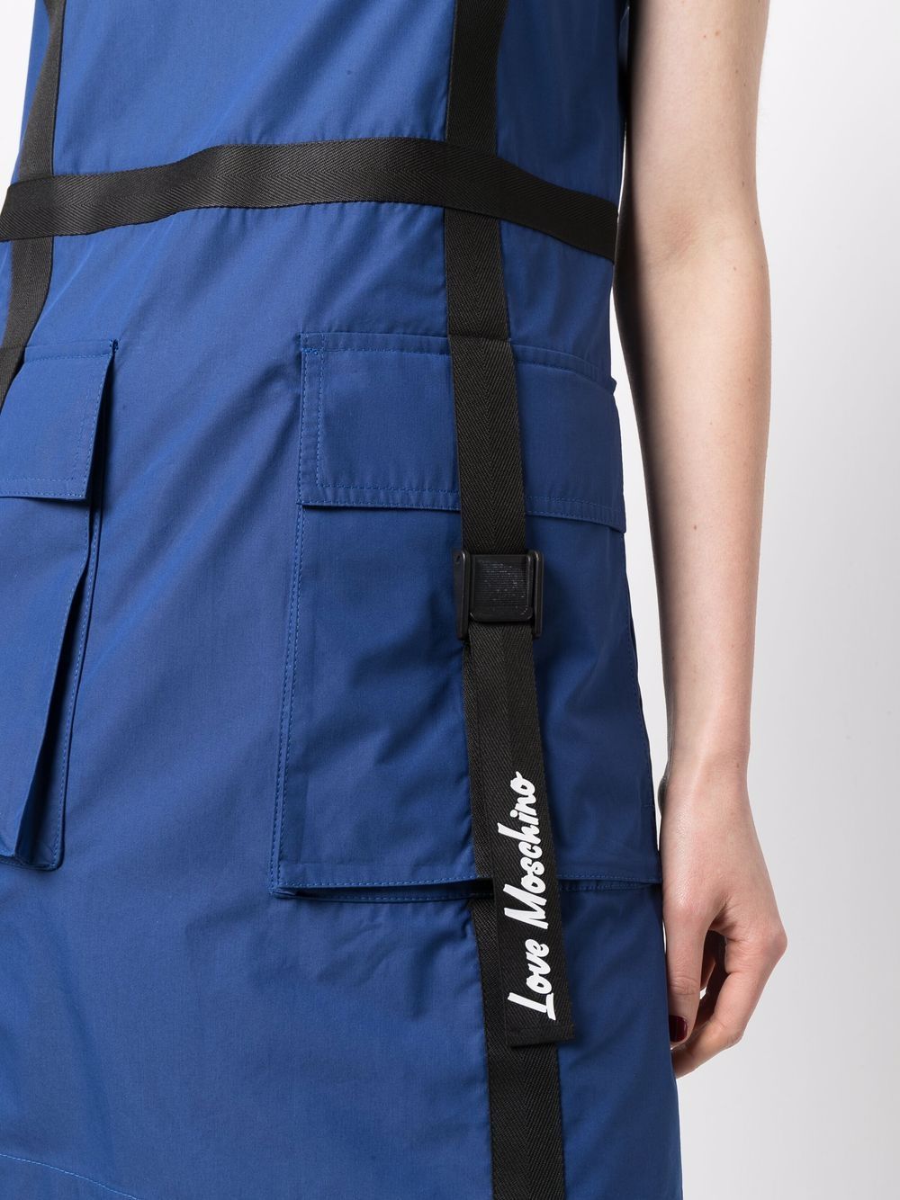 Love Moschino pocket-detail mini dress - Image 5