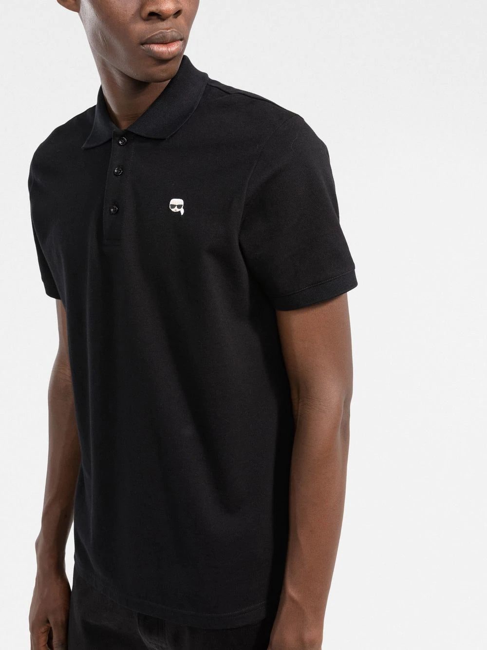 Karl Lagerfeld Ikonik embroidered polo shirt - Image 3