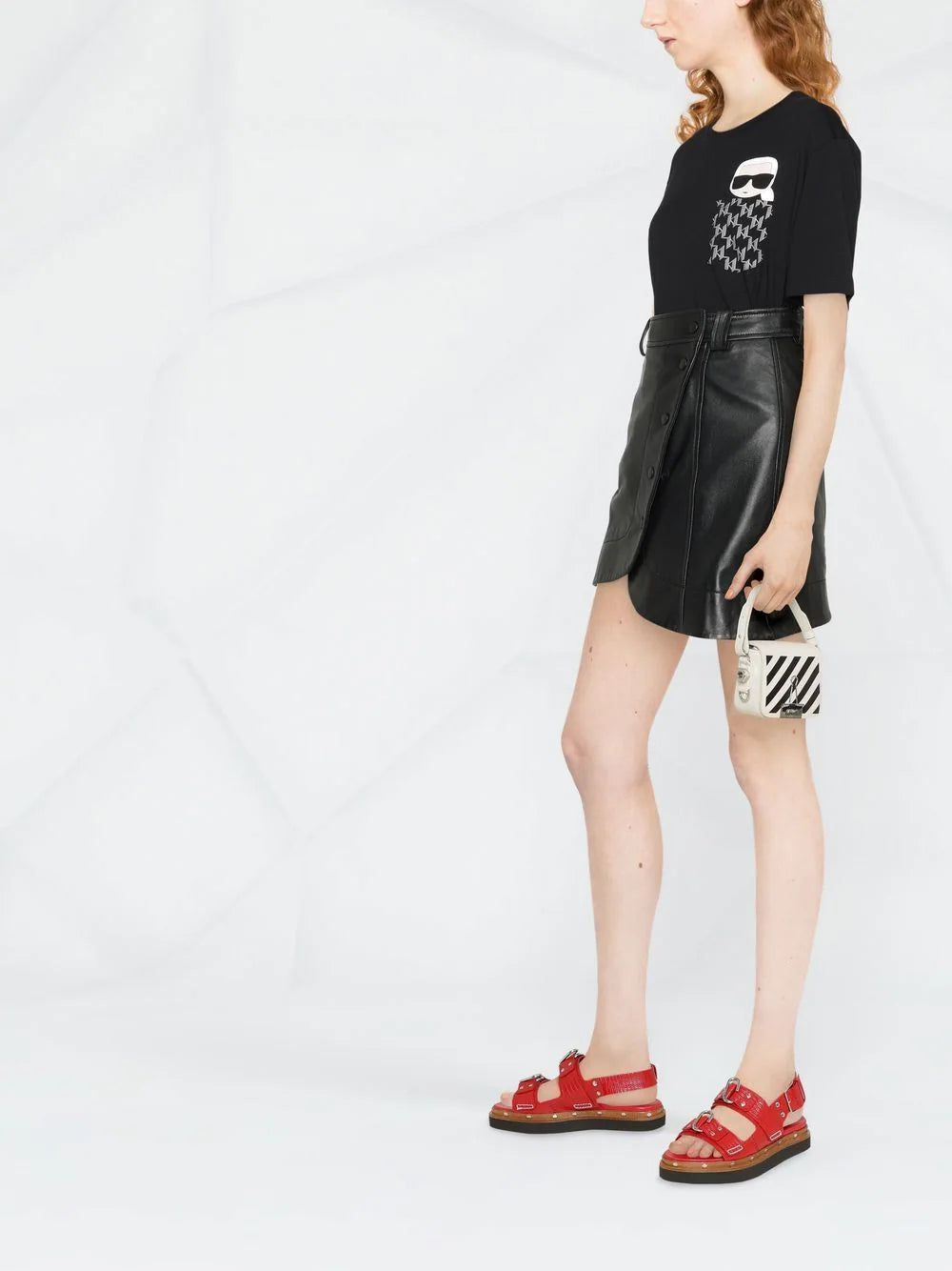 Karl Lagerfeld Ikonik monogram T-shirt - Image 3