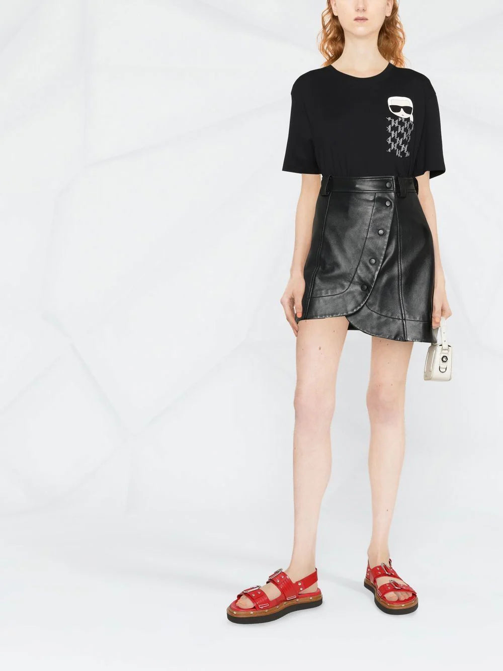 Karl Lagerfeld Ikonik monogram T-shirt - Image 2