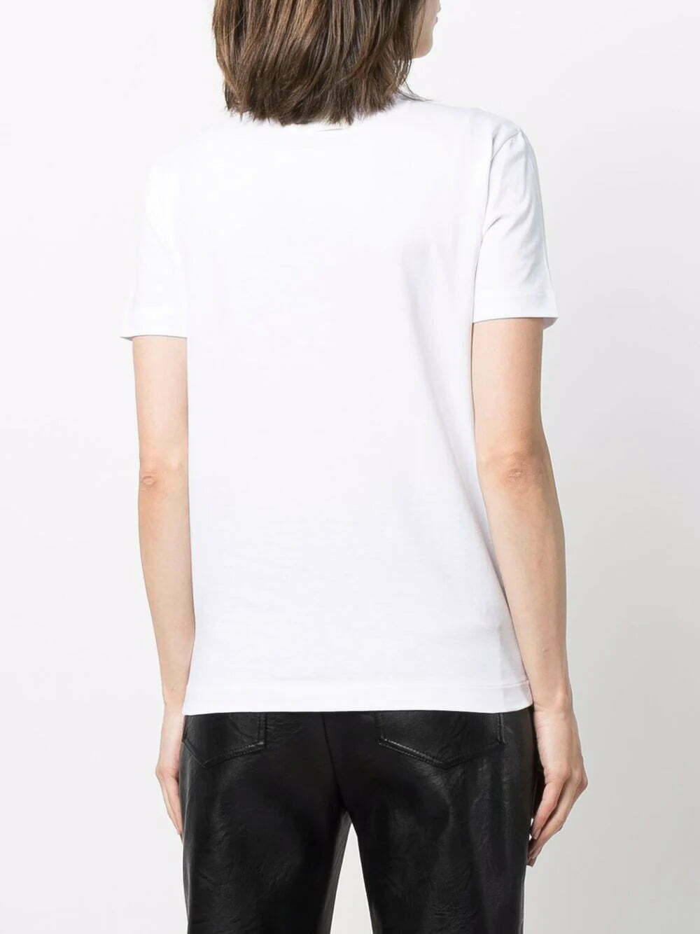 Stella McCartney logo-patch cotton T-shirt - Image 4
