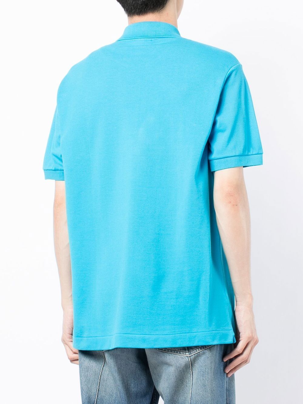 Lacoste logo-patch piqué polo shirt - Image 4