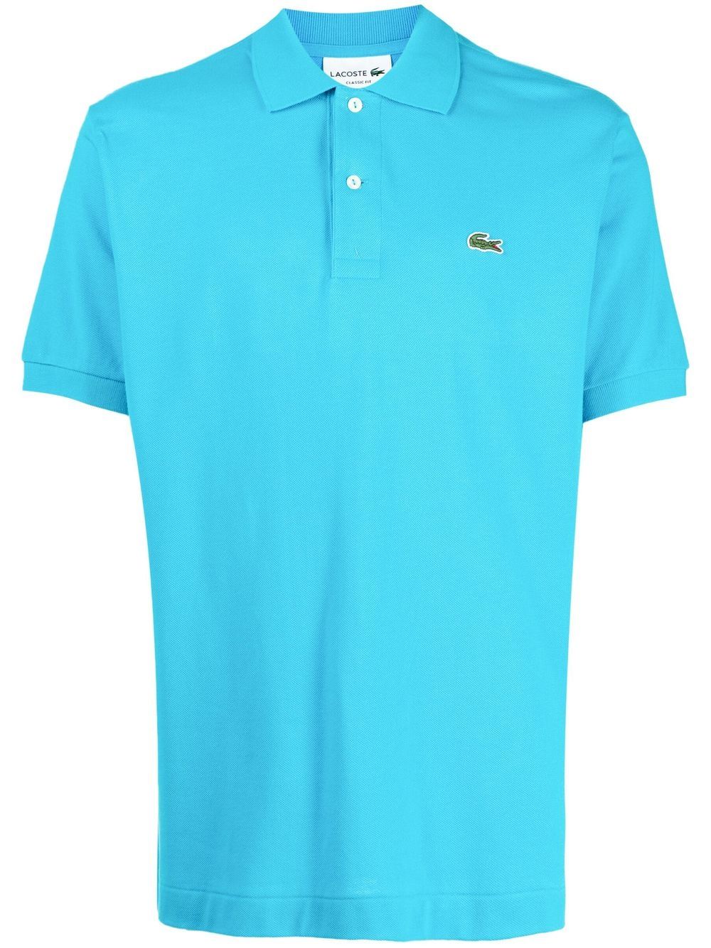 Lacoste logo-patch piqué polo shirt