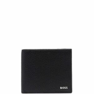 BOSS bi-fold pebble wallet