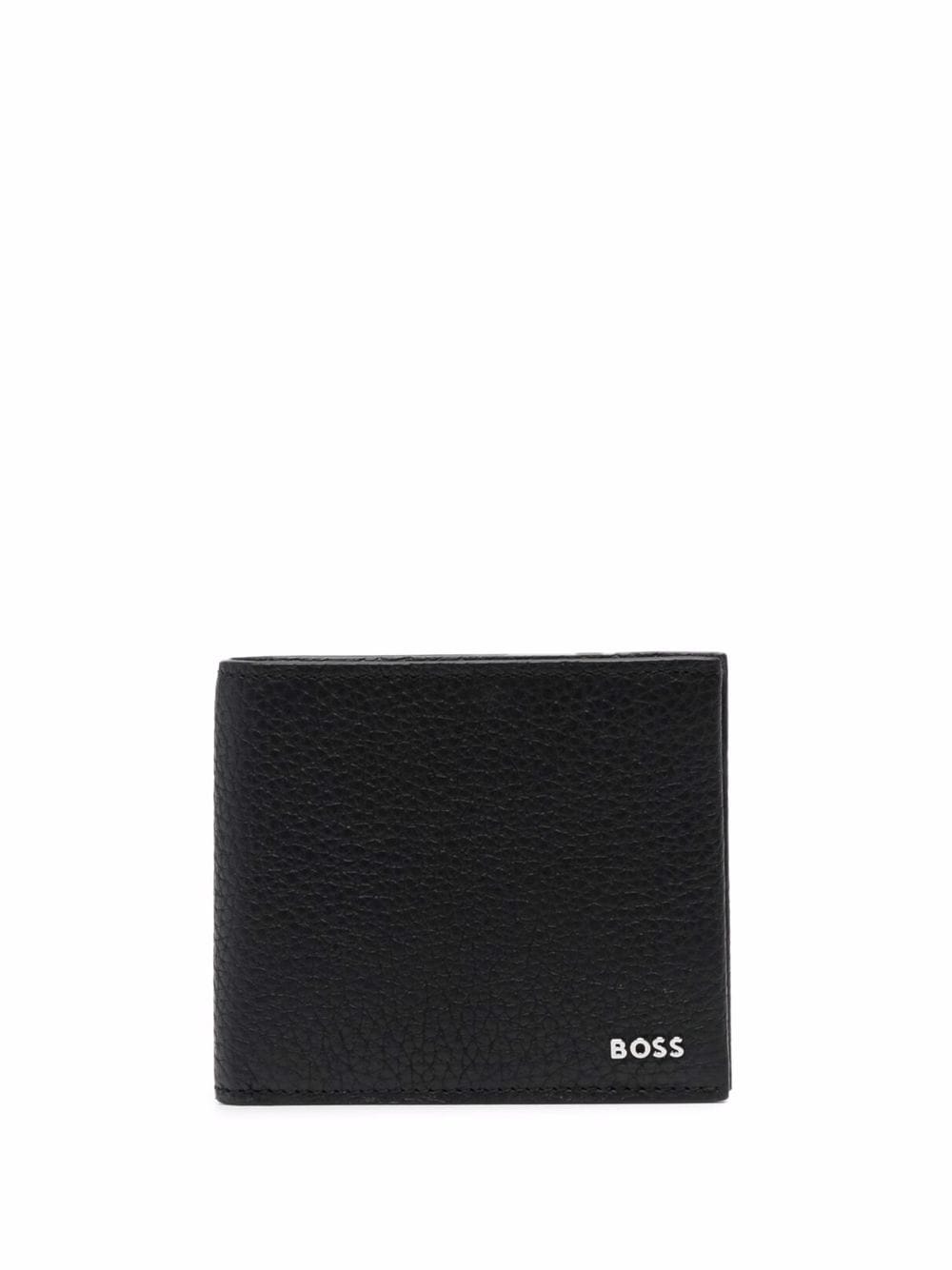 BOSS bi-fold pebble wallet