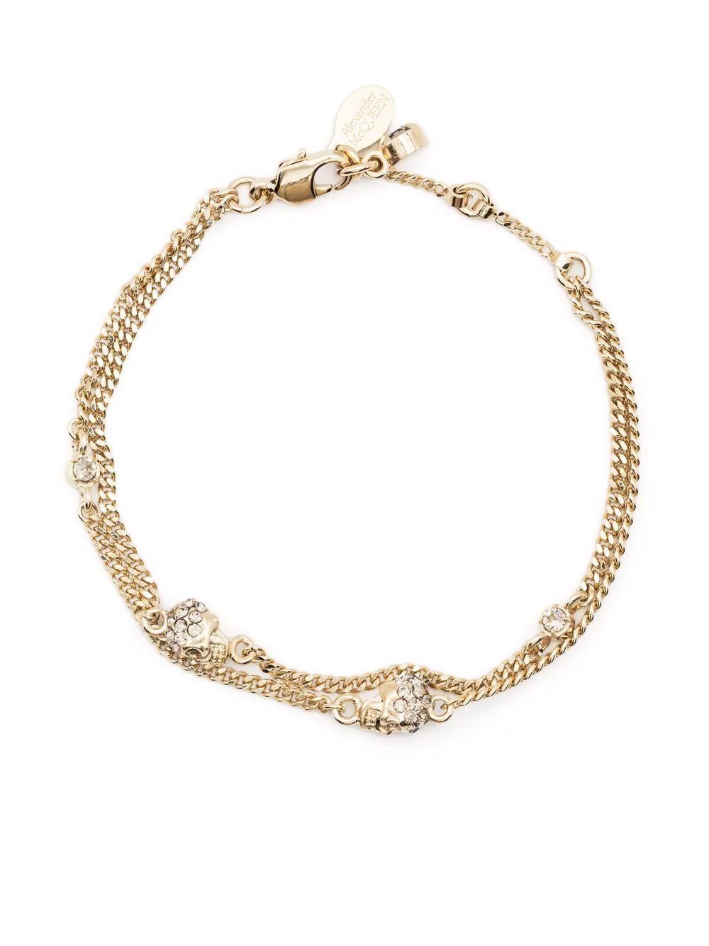 Alexander McQueen skull charm chain bracelet