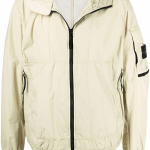 Stone Island  Compass badge lightweight hooded jacket