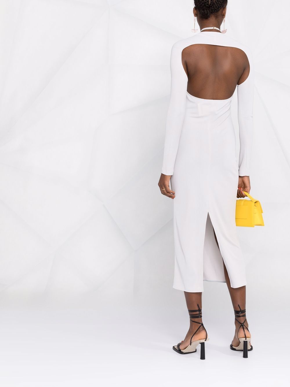 Jacquemus La robe Nodi knotted cut-out dress. - Image 4